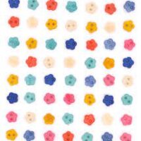 Jesse James Dress It Up Buttons - Baby Blossoms