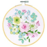 DMC Winter Bouquet - 14 Count Cross Stitch Kit