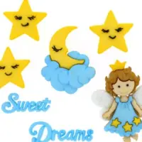 Jesse James Dress It Up Buttons - Sweet Dreams