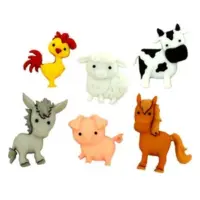 Jesse James Dress It Up Buttons - In The Barnyard