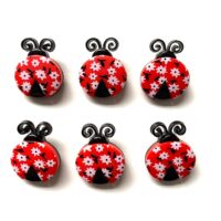 Jesse James Dress It Up Buttons - Ladybug Love