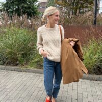 Petite Knit Moby Sweater