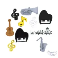 Jesse James Dress It Up Buttons - Music