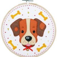 Craft Kit with Felt Dog