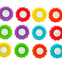 Jesse James Dress It Up Buttons -Sew Cute Sunflowers