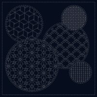 Sashiko Cloth - Mixed Pattern
