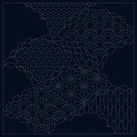 Sashiko Cloth - Cumulus Cloud