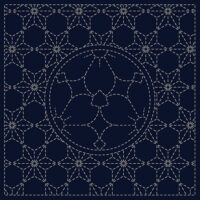 Sashiko Cloth - Yama-zakura