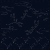 Sashiko Cloth - Autumn Sky