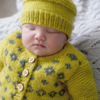 Lisa F Design Leaflet BC128 - Soren Cardi & Hat