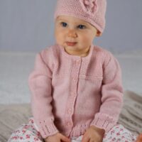 Lisa F Design Leaflet Bc39 - Abigail Cardi and Hat