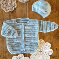 Lisa F Design Leaflet Bc105 - Carmel Cardi and Hat