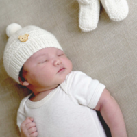 Lisa F Design Leaflet Bc124 - Blanche Hat & Booties